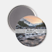 Mt. Rainier Nationaal Park Souvenir Magneet (Voorkant / Achterkant)
