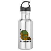 Mt. Rainier National Park Backpack Waterfles (Voorkant)