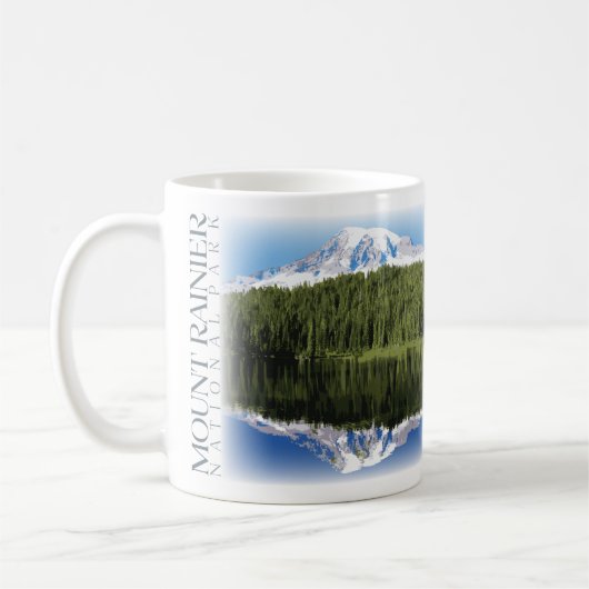 Mt. Rainier National Park Mok, Washington Cup Koffiemok (Links)