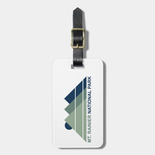 Mt. Rainier National Park Mountain Sun Bagagelabel (Voorkant verticaal)