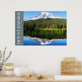 Mt. Rainier National Park Poster, Washington Print (Keuken)