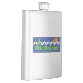 Mt. Rainier National Park Retro Flacon (Rechts)