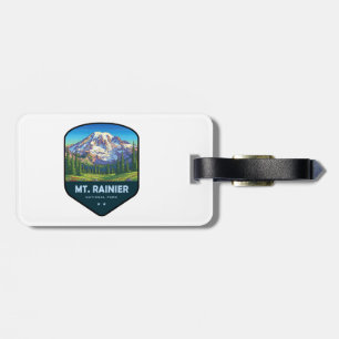 Mt. Rainier National Park Schild Bagagelabel