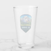 Mt. Rainier National Park Schild Glas (Achterkant)