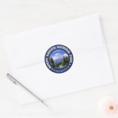 Mt Rainier NP Ronde Sticker (Envelop)