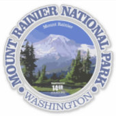 Mt Rainier NP Sticker (Voorkant)