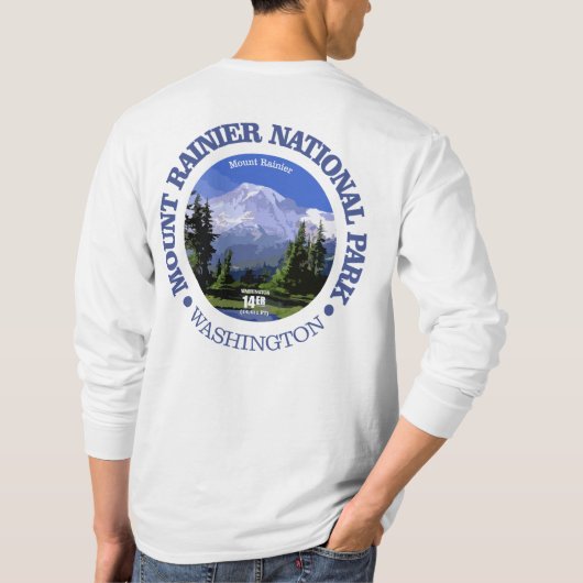 Mt Rainier NP T-shirt (Achterkant)