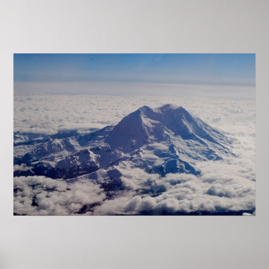 Mt. Rainier op 25.000 voet Poster (Voorkant)