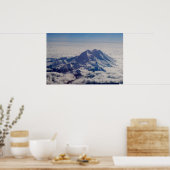 Mt. Rainier op 25.000 voet Poster (Keuken)