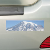 Mt. Rainier op een duidelijke dag Bumpersticker (Op auto)