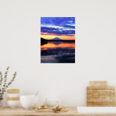 Mt Rainier op zonsopgang Poster (Keuken)