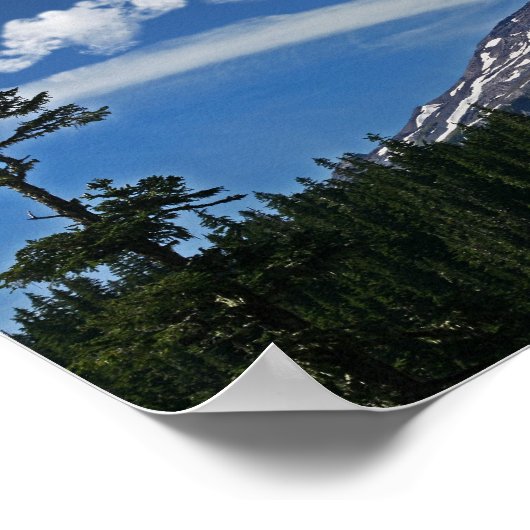Mt. Rainier Panorama Poster (Hoek)