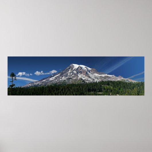 Mt. Rainier Panorama Poster (Voorkant)