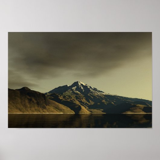 Mt. Rainier Poster (Voorkant)