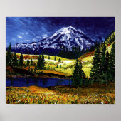 Mt Rainier Poster (Voorkant)