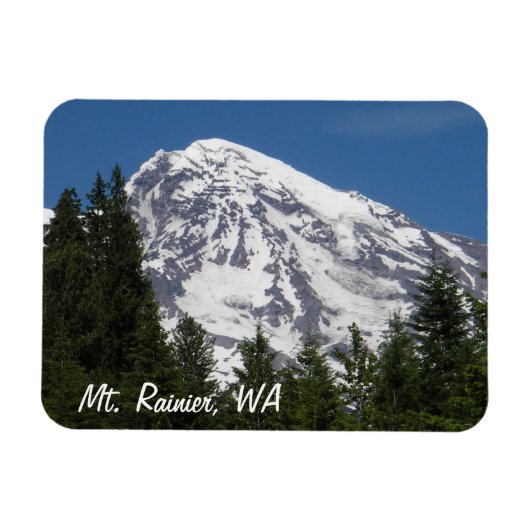 Mt. Rainier Premium magneet (Horizontaal)