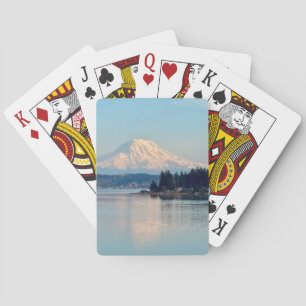 Mt. Rainier Reflectiekaarten Pokerkaarten