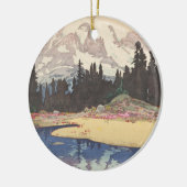 Mt. Rainier (Reniya-Yama) American Series Hiroshi Keramisch Ornament (Links)