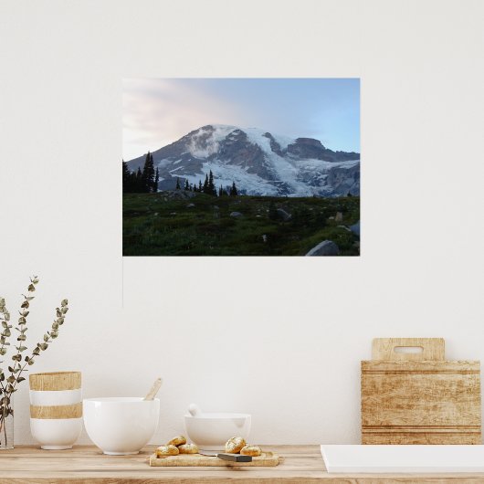 Mt Rainier, Seattle Poster (Keuken)