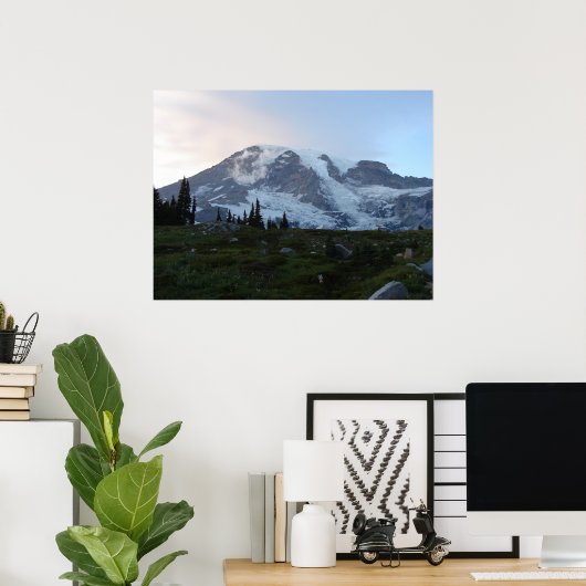 Mt Rainier, Seattle Poster (Thuiskantoor)