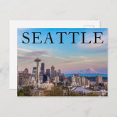 Mt. Rainier | Seattle, Washington Briefkaart (Voorkant / Achterkant)