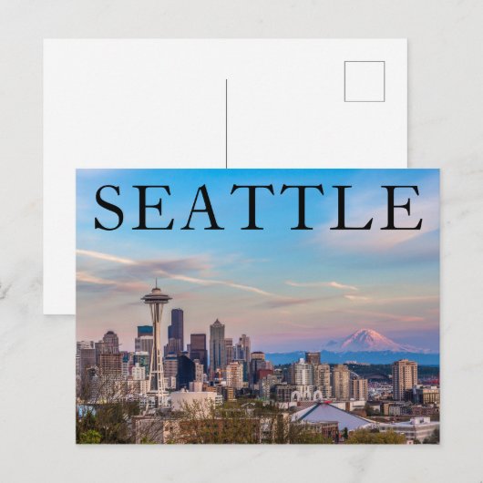 Mt. Rainier | Seattle, Washington Briefkaart (Voorkant / Achterkant)