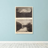 Mt Rainier Snoqualmie R Canvas Afdruk (Insitu (Houten vloer))