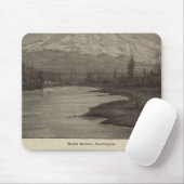 Mt Rainier Steilacoom Beach Muismat (Met muis)