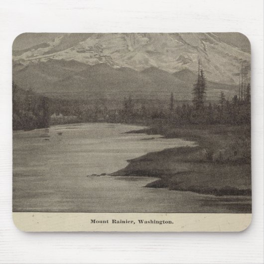 Mt Rainier Steilacoom Beach Muismat (Voorkant)