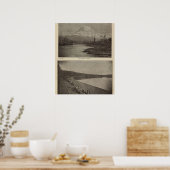 Mt Rainier Steilacoom Beach Poster (Keuken)