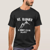 MT Rainier Summit Club Elevation Mount Rainier T-shirt (Voorkant)