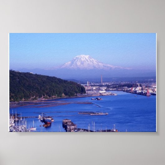 MT RAINIER TACOMA WASHINGTON POSTER (Voorkant)