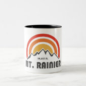 Mt. Rainier Tweekleurige Koffiemok (Center)