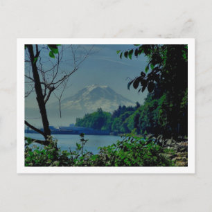 Mt. Rainier uit Owen Beach Briefkaart