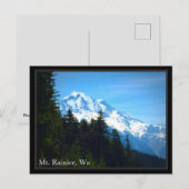 Mt. Rainier, WA Briefkaart (Voorkant / Achterkant)