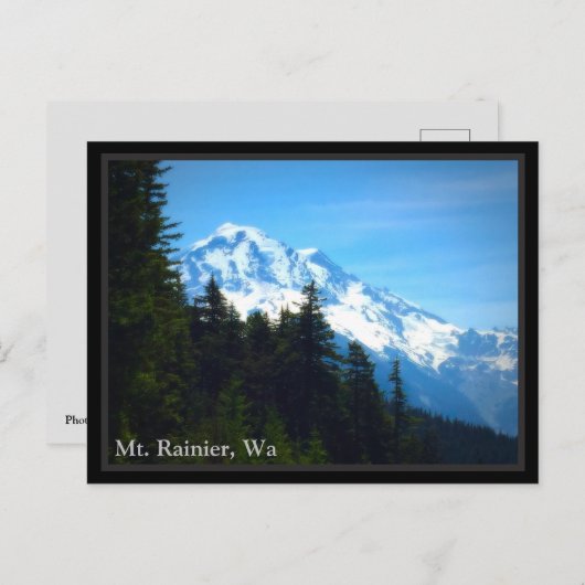 Mt. Rainier, WA Briefkaart (Voorkant / Achterkant)