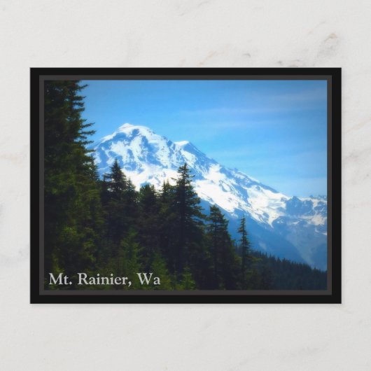Mt. Rainier, WA Briefkaart (Voorkant)