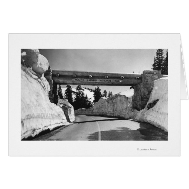 Mt. Rainier, WA Chinook Pass Summit Naches Pass (Voorkant Horizontaal)