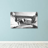 Mt. Rainier, WA Chinook Pass Summit Naches Pass Canvas Afdruk (Insitu (Houten vloer))