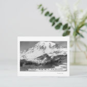 Mt. Rainier, WA Crossing Mazama Ridge on Horse Briefkaart (Staand voorkant)