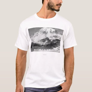 Mt. Rainier, WA Crossing Mazama Ridge on Horse T-shirt
