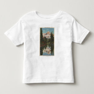 Mt. Rainier, WA - Mirror Lake met Mt. Reflection Kinder Shirts