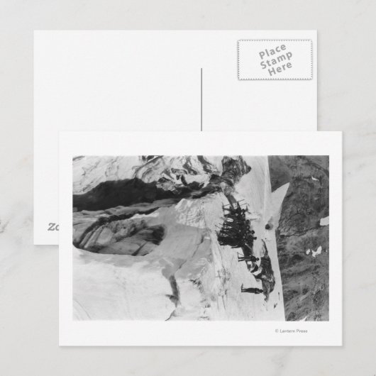 Mt. Rainier, WA Nisqually Glacier Briefkaart (Voorkant / Achterkant)