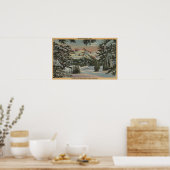 Mt. Rainier, WA - Paradise Inn & Tatoosh Range Poster (Keuken)