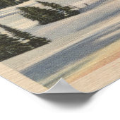 Mt. Rainier, WA - Paradise Inn te voet Poster (Hoek)