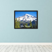 Mt. Rainier, Washington Canvas Afdruk (Insitu (Houten vloer))