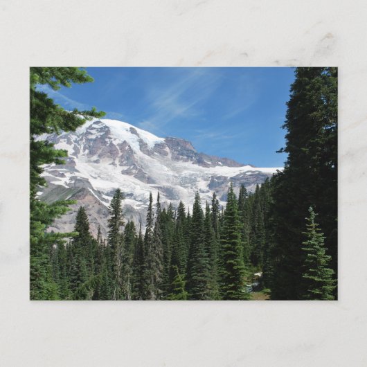 Mt Rainier Washington State van Julie L. Cleveland Briefkaart (Voorkant)