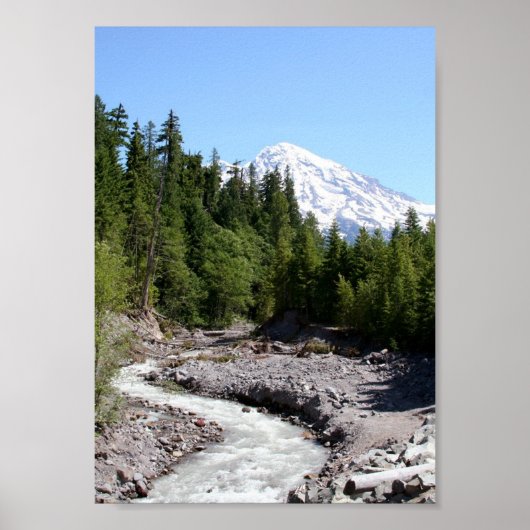 Mt Ranier Poster (Voorkant)