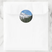 Mt Ranier Washington State van Julie L. Cleveland Ronde Sticker (Tas)
