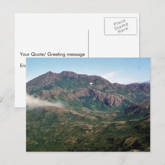 Mt. Reed Adak Island Briefkaart (Voorkant / Achterkant)